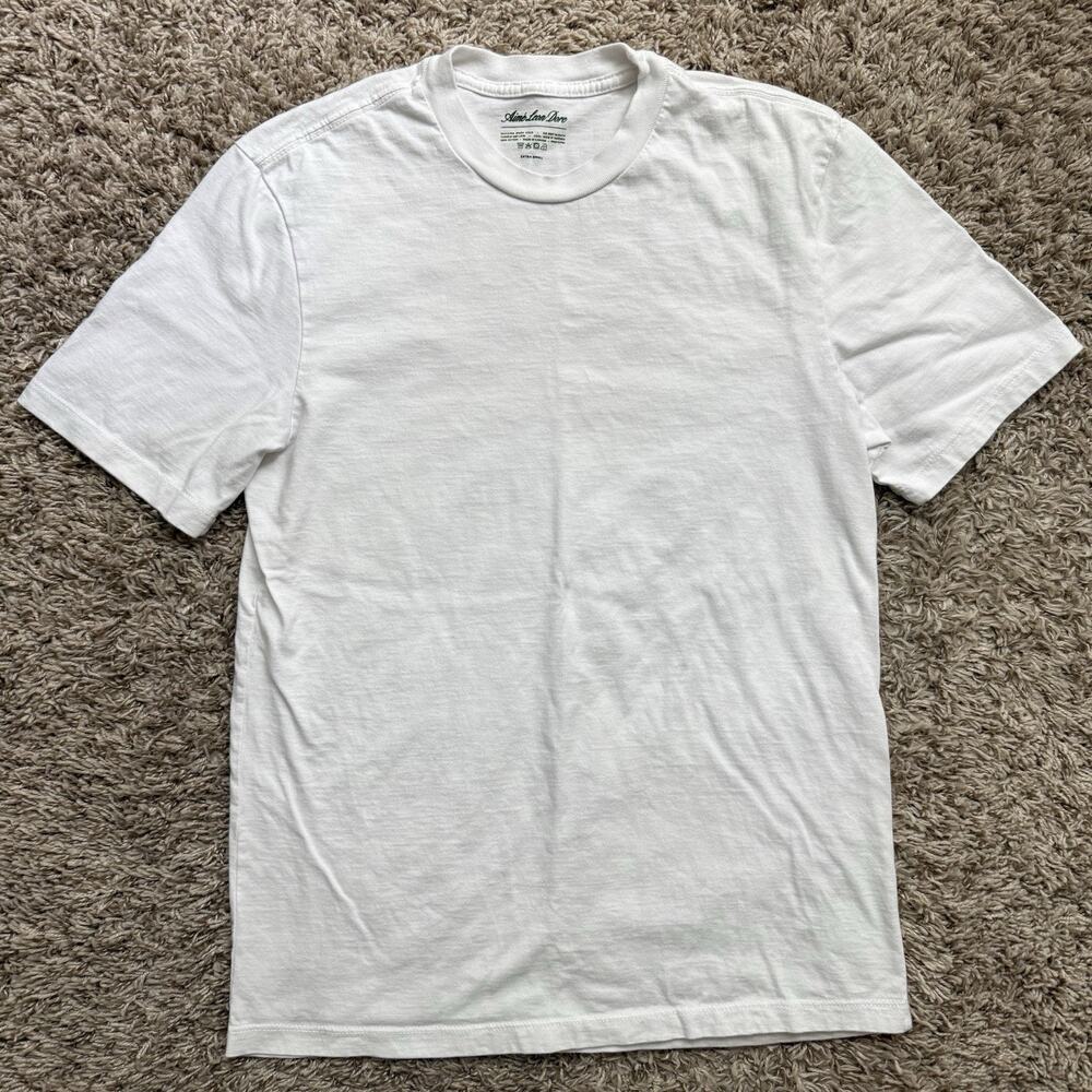 Aime Leon Dore ALD Basic 100% Cotton White T-Shirt Short Sleeve Men’s Size XS